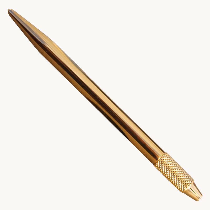UNIVERSAL PEN HOLDER IN GOLD METAL